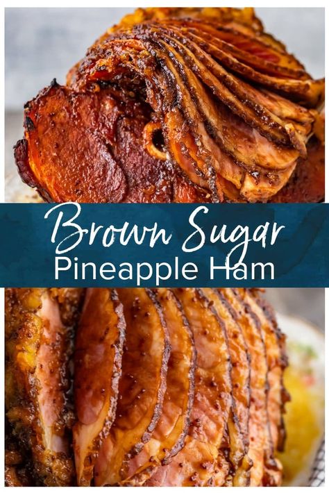 Easter Ham With Pineapple, Spiral Ham Recipes With Pineapple, Honey Glazed Pineapple Ham, Fall Ham Recipes, Sams Choice Spiral Ham In Oven, Easy Easter Ham Recipes, Easy Spiral Ham Recipes, Easter Ham Glaze Recipes, Thanks Giving Ham Recipe