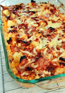 Hawaiian Spaghetti Squash Lasagna | Jo and Sue | Bloglovin’ Hawaiian Spaghetti, Squash Eggplant Recipe, Spaghetti Squash Lasagna, Squash Lasagna, Frozen Hashbrowns, Ham Casserole, Lasagna Ingredients, Healthy Bites, Supper Recipes