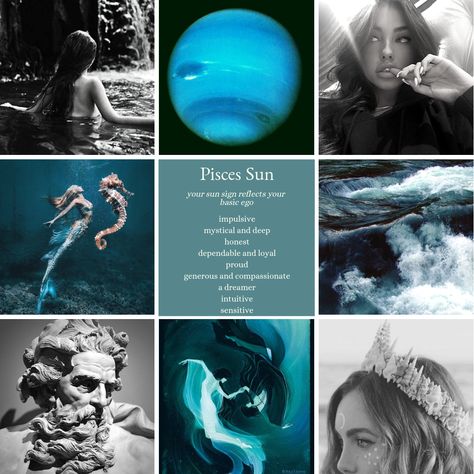 Pisces sun zodiac sign mood board and astrology aesthetic Pices Zodiac Aesthetic, Piscescore Aesthetic, Peices Zodiac Aesthetic, Pisces Core Aesthetic Dark, Pisces Vibes Aesthetic, Pisces Witch Aesthetic, Pisces Zodiac Aesthetic, Dark Pisces Aesthetic, Pisces Mood Board Aesthetic