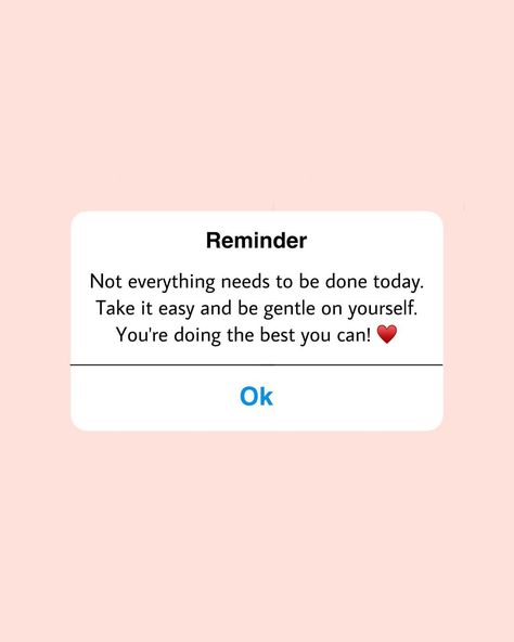 Jade Marie Beauty on Instagram: “Today’s reminder for you🥰♥️ It’s okay if you didn’t feel productive today! It’s okay to rest and refuel! You’re doing amazing!!!♥️⁣ ⁣…” It’s Okay To Rest, You’re Doing Amazing, Its Okay To Rest, Today Reminder, Productive Era, Okay To Rest, Rest Quotes, Inner Beauty Quotes, Type Quotes