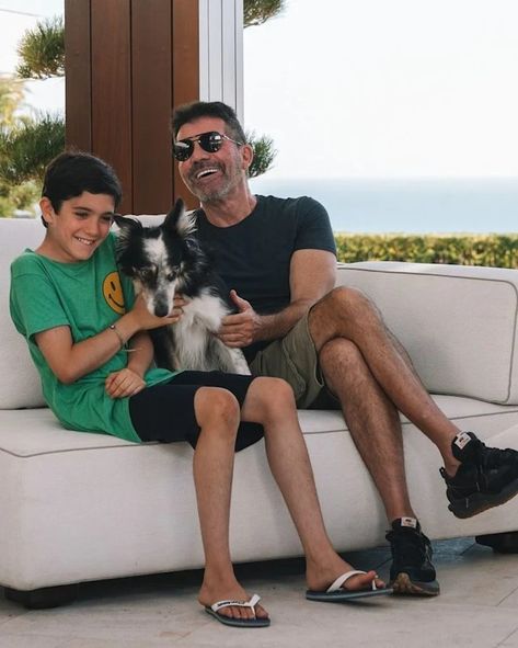 Simon Cowell solidifies shared passion with son Eric, 10, with new addition to family | HELLO! Simon Cowell Son, Britain's Got Talent Judges, Famous Moms, Becoming A Father, Lifestyle Change, Got Talent, Celebrity Dads, Simon Cowell, America's Got Talent