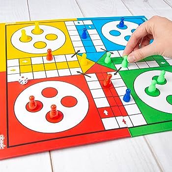 abeec Classic Ludo - Ludo Game Board - Fun Board Games for Kids - Traditional Kids Board Games - 1 x Folding Ludo Board, 16 x Ludo Counters, 1 x Dice - Indoor Games : Amazon.co.uk: Toys & Games Ludo Board Game, Kids Board Games, Ludo Board, Ludo Game, Family Board Game, Diy Gifts For Girlfriend, Indoor Games For Kids, Family Board, Christmas Barbie