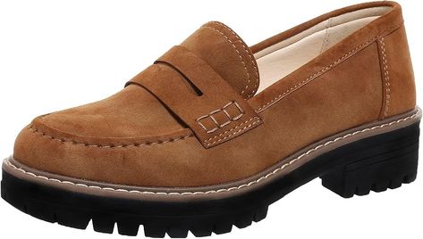 Womens Loafers, Lug Sole, Penny Loafers, Loafers For Women, Slip Ons, Penny, Almond, Loafers, Slip On