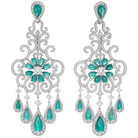 By @chopard 💚💎💚💎💚💎💚 #emeralds #sapphires #diamonds #highjewellery #diamondsareforever #diamondsareaboysbestfriend #tanzanites… Chopard High Jewelry, Red Carpet Earrings, Chopard Earrings, Red Carpet Jewelry, Chopard Jewelry, Inexpensive Jewelry, High Jewellery, Tourmaline Earrings, Paraiba Tourmaline