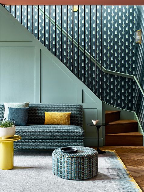 Galleries - Jane Churchill Jane Churchill, Peacock Wallpaper, Linear Pattern, Wallpaper Direct, Made To Measure Curtains, House Interior Decor, Living Room Inspo, Churchill, Flat Weave