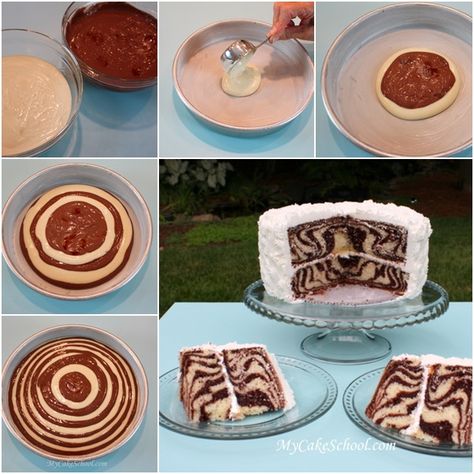 Stripe Cake, Big Cake, Striped Cake, Small Cupcakes, Cookie Decoration, Baking 101, Zebra Cake, The Whoot, Cake Stuff