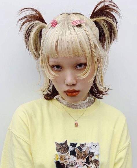 Harajuku Hairstyle, Harajuku Hair, Dye My Hair, Hair Reference, Hair Inspo Color, Dream Hair, How To Draw Hair, Aesthetic Hair, Pretty Hairstyles