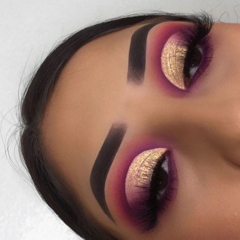 Eyebrows Makeup, Makeup Pics, Brown Girls Makeup, Dramatic Makeup, Colorful Eye Makeup, Eyeshadow Eyeliner, Stunning Makeup, Makeup Eye Looks, Creative Eye Makeup