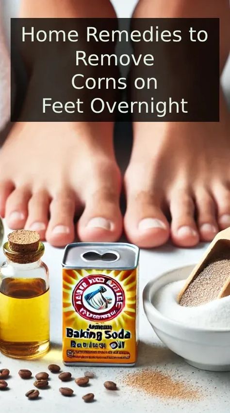 Home Remedies to Remove Corns on Feet Overnight Naturally Get Rid Of Corns On Feet Fast, Remove Corns On Feet Remedies, Foot Corn Removal Remedies, How To Get Rid Of Corns On Toes, Corn Removal On Toes, Get Rid Of Corns, Corn Removal, Bug Spray Recipe, Skincare Recipes