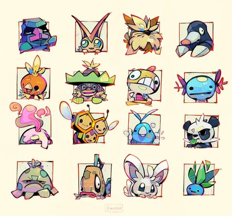 Pokemon Illustration, Random Pokemon, Pokemon Poster, Pokemon Tattoo, Arte 8 Bits, Graffiti Cartoons, Pokemon Drawings, Pokemon Fan Art, Pokemon Pictures