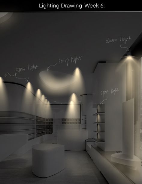 Lighting Design Concept, Light Studies Architecture, Light Mapping Architecture, Artificial Lighting Architecture, Light In Architecture Sketches, Led Light Detail Drawing, Restaurant Lighting Design, Living Room Lighting Design, Lighting Diagram