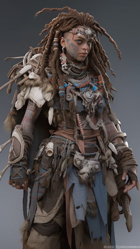 ArtStation - Horizon Zero Dawn - Fan Art Part 1, Eric Bellefeuille Cyberpunk Girl, Horizon Zero Dawn, Prop Design, Monster Girl, Cyberpunk, Pie, Art Design, Fan Art, Tea