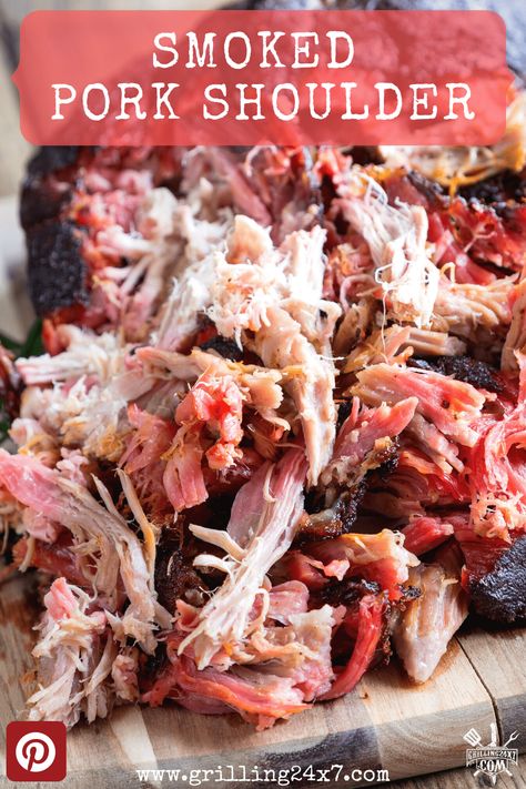 Pork Shoulder Brine, Recipes Pulled Pork, Pulled Pork Slow Cooker, Pork Slow Cooker, Smoked Pork Shoulder, Smoked Recipes, Easy Pulled Pork, Pork Shoulder Recipes, Pulled Pork Nachos