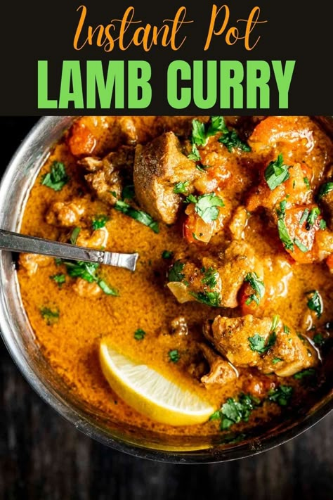 Slow Cook Lamb, Pressure Cooker Curry, Pressure Cooker Lamb, Paleo Beef Recipes, Lamb Curry Recipes, Cook Lamb, Slow Cooker Lamb, Slow Cooked Lamb, Lamb Curry