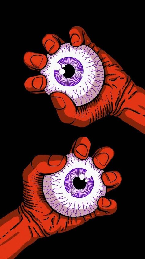 Eyeball Wallpaper, Creepy Dark, Mobile Wallpaper Android, Eyeball Art, Eye Illustration, Drawing Eye, Ball Drawing, Desain Quilling, Eyes Wallpaper