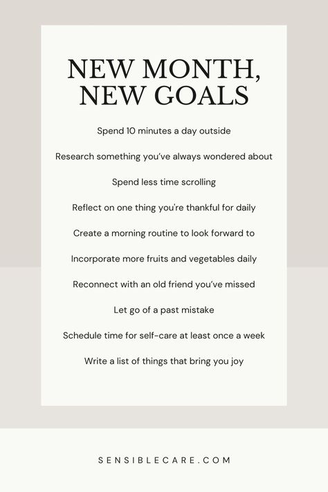 New Month Resolutions, New Month Prompts, New Month Reflection, One Month Self Improvement Challenge, Goals For Each Month, New Month Goals, 1 Month Challenge Mental Health, Month Inspiration, Monthly Reset