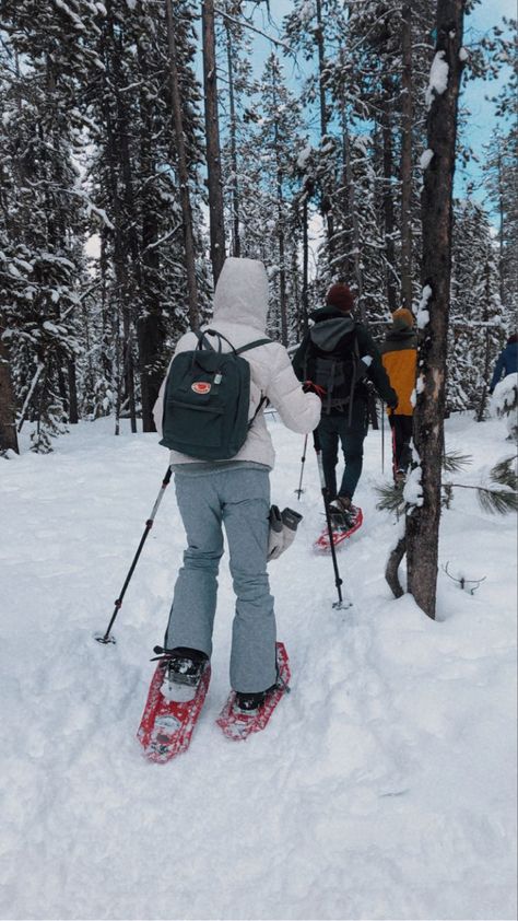 Snow Shoeing Aesthetic, Snow Shoeing, Snow Shoes, Snow Shovel, Bucket List, Collage, Quick Saves, Pins