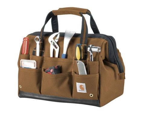 The 5 Best Tool Bags for DIYers and Pros - Bob Vila Best Tool Bag, Electrician Tool Bag, Camper Awnings, Tool Tote, Rv Accessories, Tool Bags, Rug Bag, Camping Backpack, Tool Bag