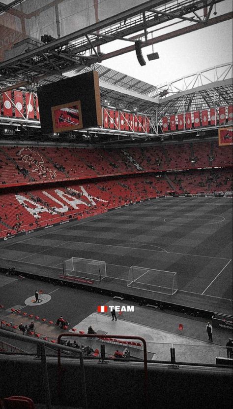 #Ajax #aesthetic #wallpaper #likeme #amsterdam #jaja Ajax Aesthetic, Amsterdam Wallpaper, Stadium Wallpaper, Afc Ajax, Football Images, Football Club, Aesthetic Wallpaper, Amsterdam, Soccer