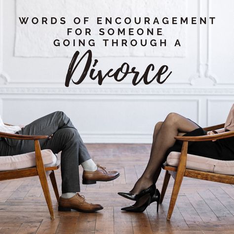 This article provides examples of encouraging words to say to a parent, daughter, son, relative, or friend going through a divorce or breakup. This includes prayers and quotes for separated couples to help them overcome the pain. Encouraging Words For Friends, Inspirational Divorce Quotes, Getting Over Divorce, Encouragement Quotes For Men, How To Comfort Someone, Separation Quotes, Prayer For Your Son, Going Through Divorce, Quote Friends