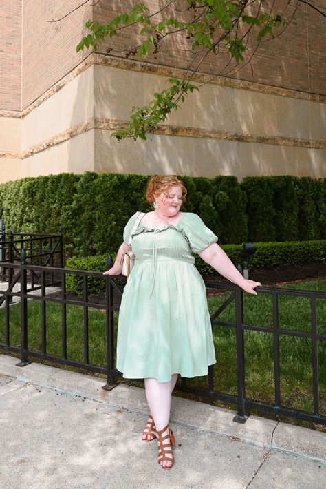 Ivy City Co Rae Dress Review - With Wonder and Whimsy Green Spring Dresses, With Wonder And Whimsy, Toile Dress, Pretty Spring Dresses, Wonder And Whimsy, Mint Blouse, Ivy City Co, Green Outfits, St Patrick's Day Outfit