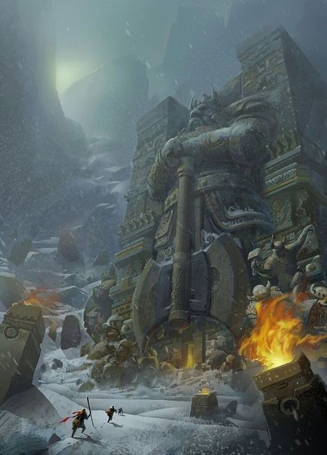 Dwarven City, Fantasy Locations, Creature Fantasy, Fantasy Castle, Fantasy City, Fantasy Setting, Fantasy Places, Fantasy Map, Fantasy Art Landscapes