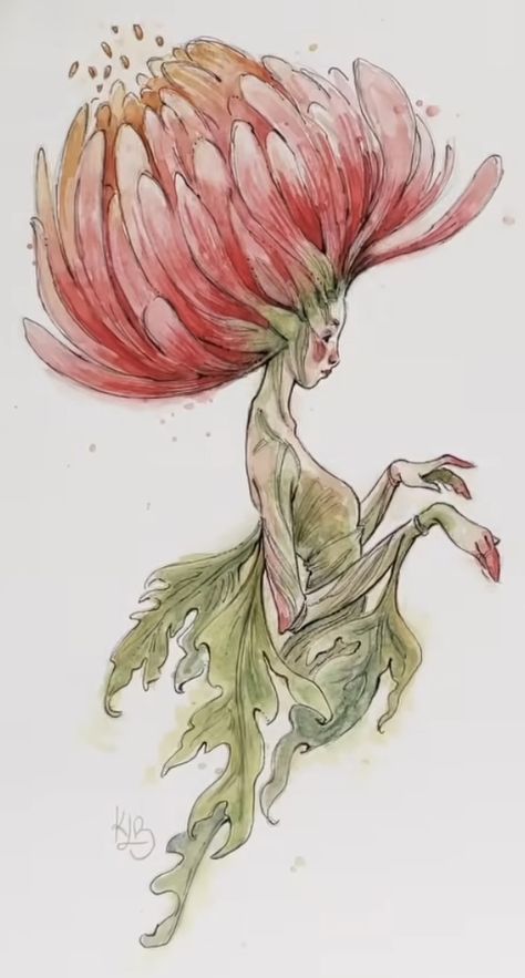 King Character, Mum Flower, Fae Art, November Birth Flower, Fairy Drawings, Fairytale Art, Arte Inspo, Fairy Art, Birth Flower