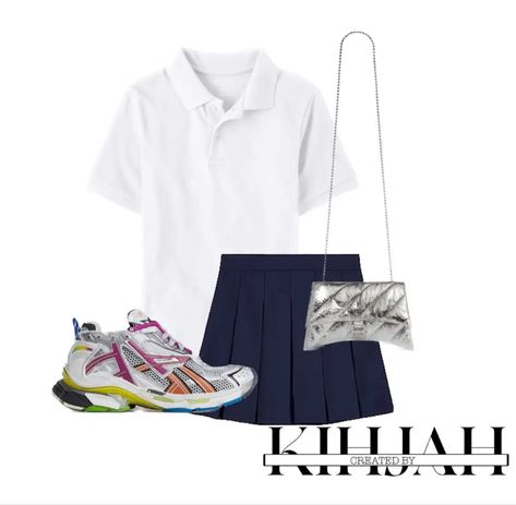 Uniform Fits, Back To School Uniform, Style Uniform, Kid Outfit, Uniform Outfits, Uniform Ideas, Uniform School, Simple Outfits For School, School Uniform Fashion