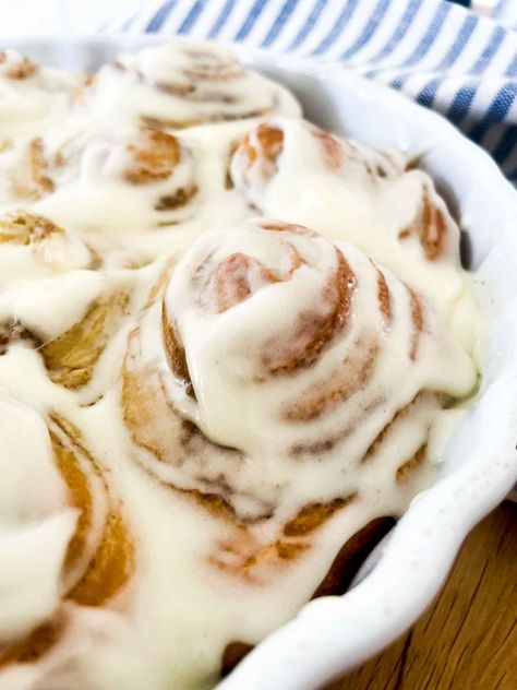 These Potato Flake Sourdough Cinnamon Rolls will blow your mind. The added flavor and texture you get from adding potato flake sourdough starter will make these the best cinnamon rolls you've ever had. Potato Flake Starter Discard Recipes, Potato Sourdough Starter Recipes, Potato Starter Recipes, Potato Flake Discard Recipes, Potato Flake Starter Recipes, Potato Flake Sourdough Starter Discard Recipes, Potato Sourdough Starter, Cinnamon Rolls With Potato Flakes, Potato Flakes Sourdough Starter