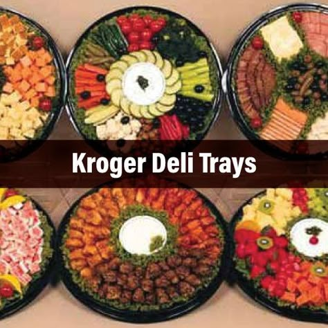 Kroger Deli trays offer tens of options for different meals including breakfast, lunch, school lunch, dinner, snacks, and international flavors. You are now covered even if you want healthier tastes of Kroger deli salads or protein-rich options from Kroger deli pizza.#krogerdelitrays #cateringmenu #bestcateringprices Deli Salads, Deli Tray, Lunch School, Meat Trays, Spinach Pizza, Breaded Chicken Tenders, Daily Meal Plan, Dinner Snacks, Vegetable Tray