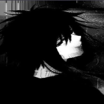 Black Aesthetic Icon Anime, Anime Monochrome Aesthetic, Shadow Wallpaper Aesthetic, Emo Icons Aesthetic, Monochrome Pfp, Minimalist Pfp, Black And White Anime Aesthetic, Black Pfp Anime, Dark Anime Icons