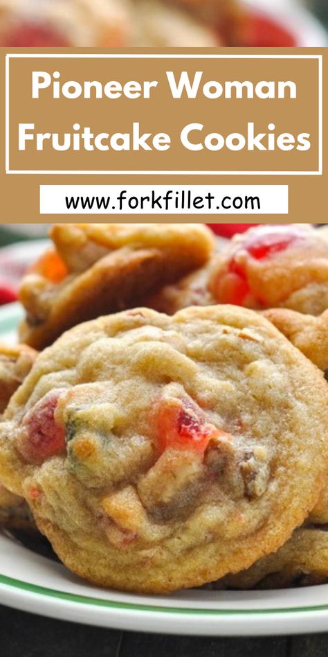 Try Pioneer Woman Fruitcake Cookies Recipe! If you like colourful cookies with nuts and cherries, these might become your favourite. Gumdrop Cookies Recipes, Fruit Cake Cookies Easy, Colourful Cookies, Fruitcake Cookies Recipe, Fruit Cake Cookies Recipe, Fruitcake Cookies, Peanut Brittle Recipe, Fruit Cake Cookies, Caramel Shortbread