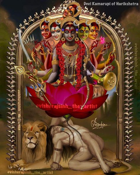 Instagram Kamakhya Devi, Kali Yantra, Goddess Kali Images, Indian Goddess Kali, Devi Images Hd, Mother Kali, Aadi Shakti, Durga Painting, Shakti Goddess