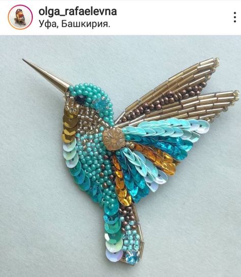 Hummingbird Art, Bead Embroidery Tutorial, Beautiful Tattoo, Minimalist Tattoos, Handmade Embroidery Designs, Bead Embroidery Patterns, Next Tattoo, Handwork Embroidery Design, Bead Embroidery Jewelry