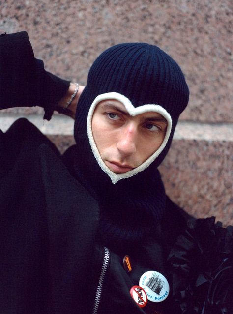 Balaclava Fashion, Armani White, Bed Stuy, Knitted Balaclava, Denim Projects, London College Of Fashion, Concept Clothing, Seoul Fashion Week, Seoul Fashion