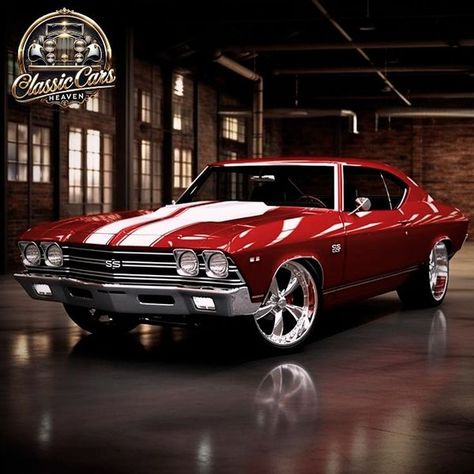 Chevrolet Chevelle 1969, 1969 Chevelle Ss, Auto Racing Art, 1969 Chevelle, Old Sports Cars, Classic Muscle Cars, Chevy Chevelle Ss, 3d Sublimation, Old Muscle Cars