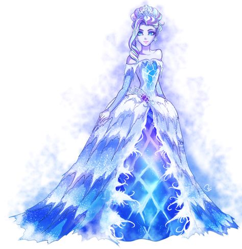 Crystal Dress Drawing, Crystal Winter Ever After High, Briar Beauty Ever After High, Ever After High Fanart, Maddie Hatter, Darling Charming, Crystal Winter, Madeline Hatter, Briar Beauty