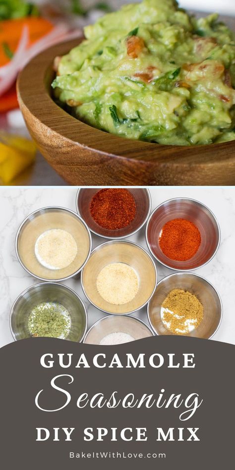 This easy homemade seasoning blend makes any guacamole taste fantastic. Guac Seasoning Recipe, Guacamole Mix Recipe, Guacamole Spices Recipe, Diy Guacamole Seasoning, Slap Your Mama Seasoning Recipe, Guacamole Seasoning Mix Recipe, Guacamole Seasoning Recipe, Homemade Guacamole Seasoning, Diy Guacamole