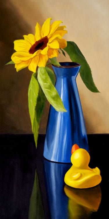 Lorn Curry -  “Friends For Life” Iphone Camera Tricks, Still Life Artists, Friends For Life, Fine Art Painting Oil, Support Art, Still Life Oil Painting, Blue Vase, Tempera, Still Life Painting