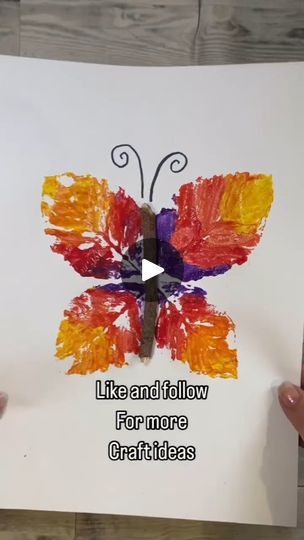 738 reactions · 119 shares | Transform ordinary leaves into extraordinary art! 🎨 

This leaf print butterfly is a colorful and creative project that's perfect for a nature-themed activity. 

📸 @home_is_wherethe_art_is

#leafprint 
#butterfly 
#natureart 
#kidscrafts 
#diy 
#ecofriendly 
#nature 
#art 
#creative 
#craft
#bloomfieldkids | Bloomfield Arts & Crafts Studio | bloomfieldarts · Original audio Painting Cards, Print Butterfly, Creative Craft, Craft Studio, Art Kids, Kid Crafts, Fall Decorating, Plant Art, Nature Themed