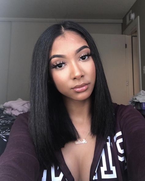 𝒑𝒊𝒏𝒕𝒆𝒓𝒆𝒔𝒕 : @shawtypr ❕ Shoulder Length Bob Hairstyles, Curled Bob Hairstyle, Edgy Bob Hairstyles, Long Bob Hairstyles Blonde, Hairstyles Long Bob, Weave Bob Hairstyles, Bob Hairstyles For Black Women, Short Curly Bob Hairstyles, Modern Bob Hairstyles