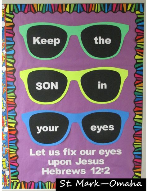 Christian School Bulletin Boards, Sunday School Room Decor, Catholic Bulletin Boards, Religious Bulletin Boards, Bible Bulletin Boards, Class Bulletin Boards, Christian Classroom, Christian Bulletin Boards, Sunday School Decorations