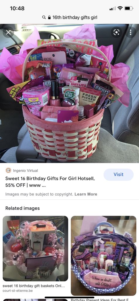 Sweet 16 Birthday Gifts For Girls Ideas, 16 Gifts For 16th Birthday Girl, 16th Birthday Present Ideas Girl, 16 Birthday Gift Ideas Girl, Sweet 16 Gift Ideas For Niece, Sweet 16 Gifts For Girls 16th Birthday, Sweet 16 Basket, 16th Birthday Gifts For Girls Ideas, Gifts For 16 Year Girl