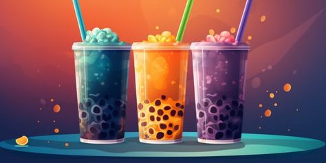 3 Boba Cocktail Recipes + Why They Are Trending – The Mixer How To Make Boba, Taro Bubble Tea, Tea Cocktail Recipes, Boba Recipe, Popping Boba, Cute Boba, Cocktail Trends, Skyy Vodka, Drink Names