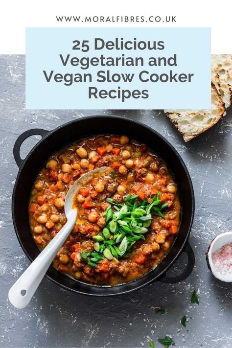 25 delicious vegetarian and vegan slow cooker recipes to try out this fall, autumn or winter Vegetarian Slow Cooker, Great Vegetarian Meals, Cheap Vegetarian Meals, Easy Weekly Meals, Vegan Slow Cooker Recipes, Vegetarian Slow Cooker Recipes, Vegan Slow Cooker, Vegetarian Meal Prep, Slow Cooker Vegetarian