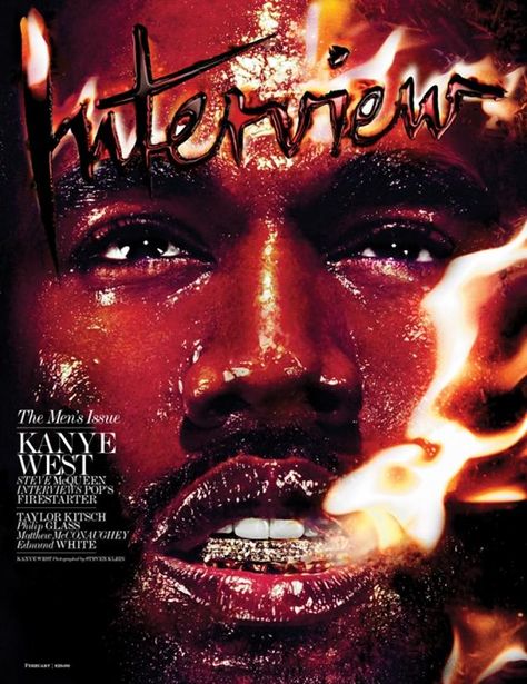 Kanye West is On Fire for Interview Magazine [Photos] - B. Scott | Celebrity Entertainment News, Fashion, Music and Advice Kanye West Interview, Fabien Baron, Kanye West Yeezus, New Kanye, I Need God, Art Partner, Interview Magazine, Magazine Interview, Taylor Kitsch