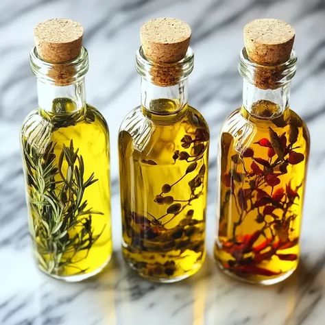 DIY Infused Olive Oils: Add Flavor to Your Cooking - Recipes Time Basil Infused Olive Oil Recipes, Infused Olive Oil Recipes, Herb Infused Olive Oil, Flavored Olive Oil, Olive Oil Recipes, Mason Jar Meals, Infused Olive Oil, Olive Oils, Cooking Oils