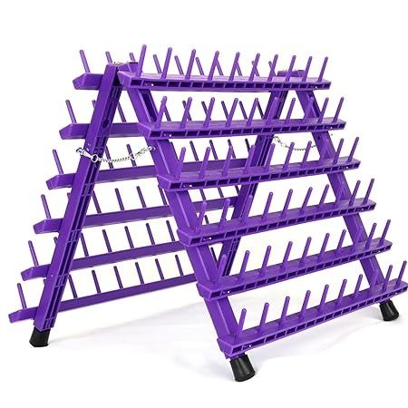 Amazon.com : Braiding Hair Rack 120 Pegs, Standing Hair Rack for Braiding Hair, Crochet hari rack Tools for Braiders (120spool-purple) : Beauty & Personal Care Hair Rack, Pre Looped Crochet Hair, 1 Braid, Braid Tool, Hair Braider, Hair Crochet, Hair Braiding, Hair Essentials, Braiding Hair