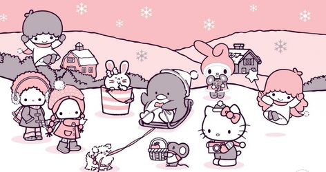 Desktop Sanrio Wallpapers - Wallpaper Cave Hello Kitty Christmas Desktop Wallpaper, Christmas Aesthetic Wallpaper Horizontal, Christmas Sanrio Wallpaper Desktop, Sanrio Christmas Wallpaper Desktop, Christmas Aesthetic Horizontal, Christmas Wallpaper Horizontal, Sanrio Poster, Hello Kitty And Her Friends, Winter Wallpaper Desktop