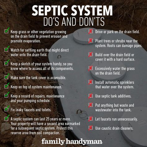 Tips to Prevent Your Septic System from Freezing | Family Handyman Diy Septic System Off The Grid, Septic System Installation, Build A Cabin, Diy Septic System, Septic Tank Systems, Work Building, Northern Wisconsin, The Family Handyman, Soil Testing